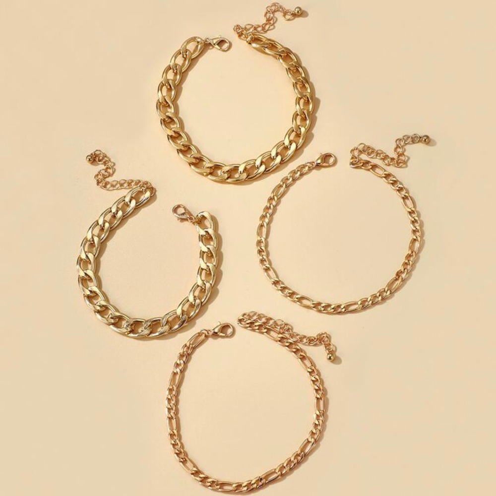 3/$30 💛 4pc Chain Bracelet - Picture 2 of 5